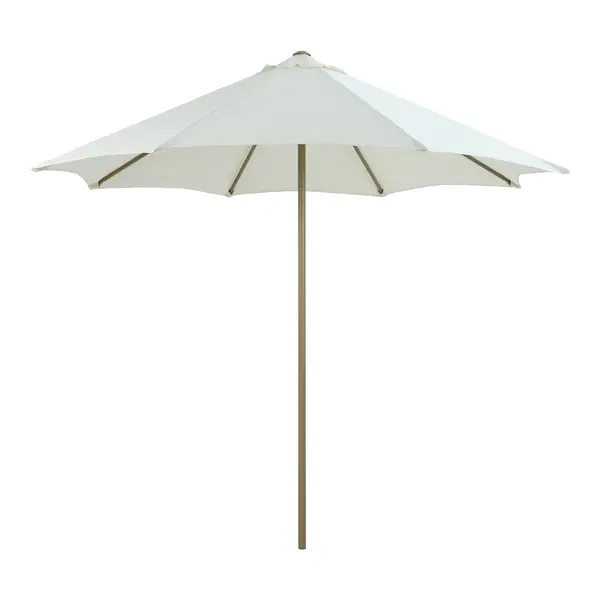 Umbrela de gradina, Mawoo, Alb, 250x250x235 cm