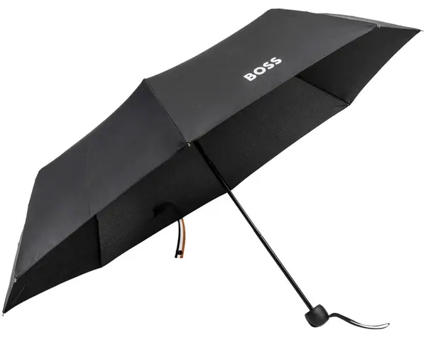 Umbrelă Hugo Boss Iconic - Mini, neagră