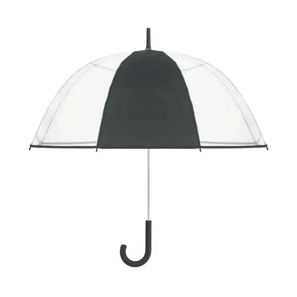 Umbrela manuala 23 inch ⌀102cm/23″ umbrela transparenta, maner cu carlig.