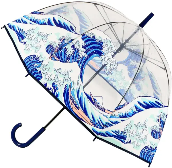 Umbrelă Moriarty Art Project Art: Katsushika Hokusai - The Great Wave of Kanagawa