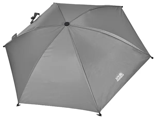 Umbrelă pentru cărucior cu protecție UV Lorelli - Shady, Grey