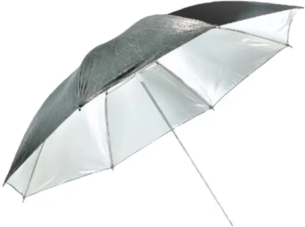 Umbrela reflectorizanta Visico - UB-003, 100cm, culoare argintiu