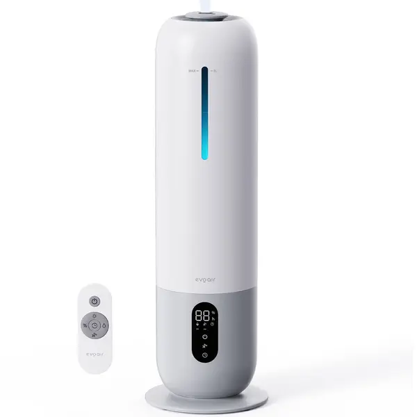 umidificator aer evoair umio, lampa uv, 3 trepte umidificare, indicator umiditate, duza de ceata, aromaterapie, telecomanda,