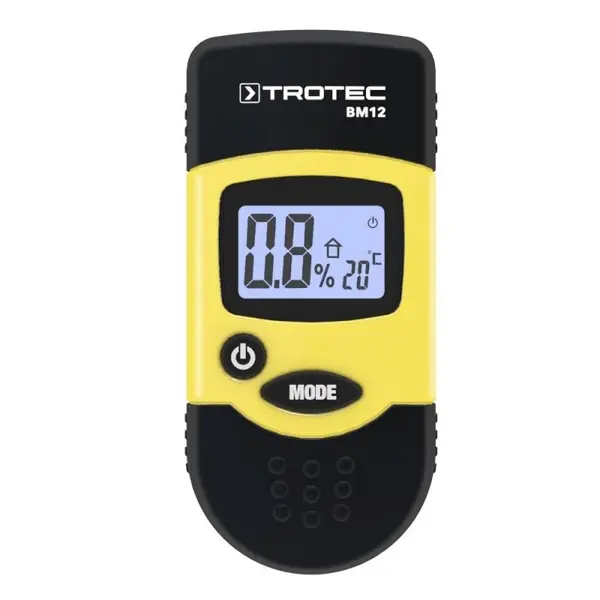 Umidometru pentru lemn Trotec BM12, Capac de protectie, Deconectare automata