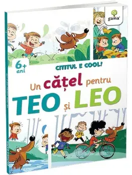 Un catel pentru Teo si Leo. Cititul e cool. 6 ani+/***