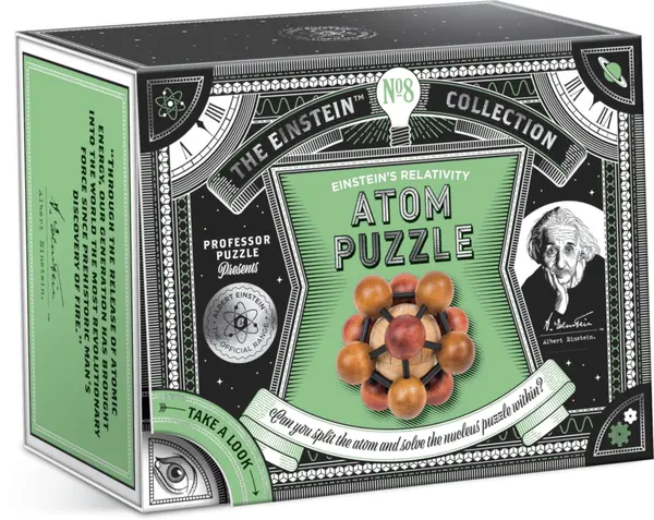 Un puzzle de logică Professor Puzzle -Atom