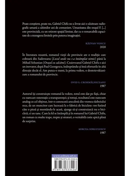 Unde se odihnesc vulturii | Gabriel Chifu