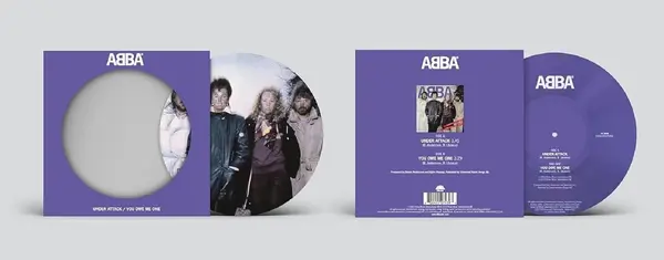 Under Attack / You Owe Me One (Picture Vinyl, 7" 45RPM) | ABBA
