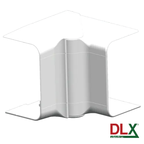 Unghi interior ajustabil 90° pentru canal cablu 102 mm, alb RAL 9010-9016, DLX