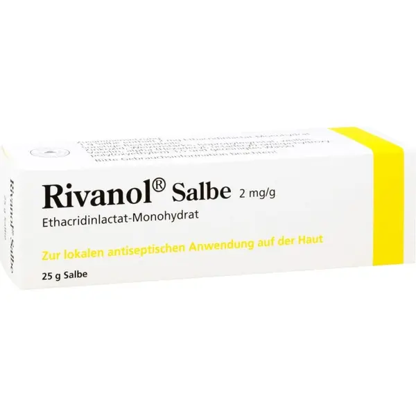 Unguent, Dermapharm, Rivanol Salbe, Efect Antimicrobian impotriva Infectiilor Ranilor, 25gr