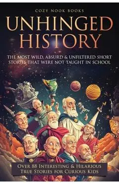 Unhinged History: The Most Wild, Absurd & Unfiltered Short Stories That Were NOT Taught in School. Over 88 Interesting & Hilarious True Stories for Cu - Cozy Nook Books