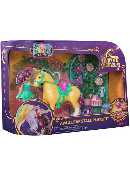 Unicorn Academy Ava & Leaf Stall Playset (6072051)