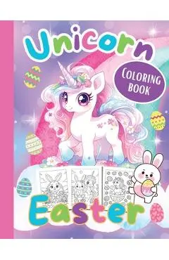 Unicorn Easter Coloring Book -Easter Coloring Books for Kids - S. A. Rodriguez Publishing