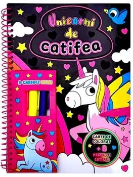 Unicorni de catifea. Carte de colorat/***