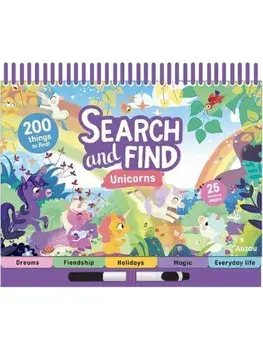 Unicorns Search and Find, Spiral Bound/***