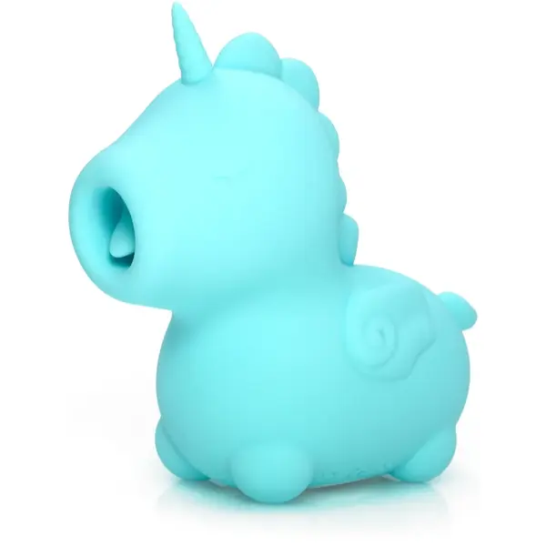 Unihorn Mount'n Peak stimulator pentru clitoris Blue 8.9 cm