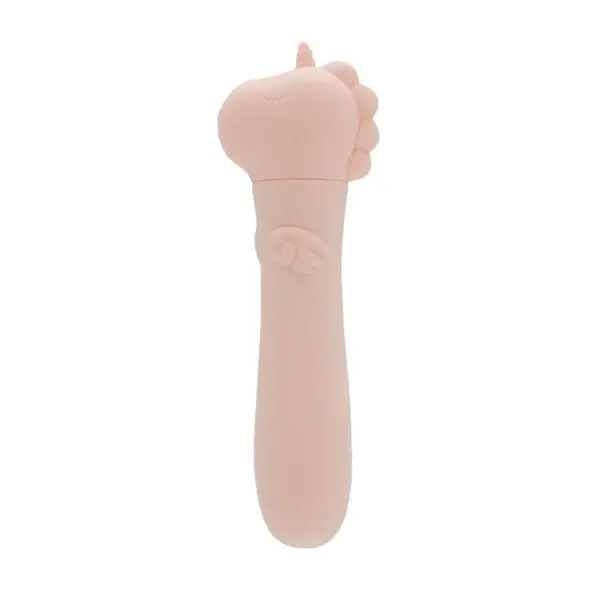 Unihorn USB Bullet vibrator cu stimularea clitorisului Heart Throb 11.5 cm