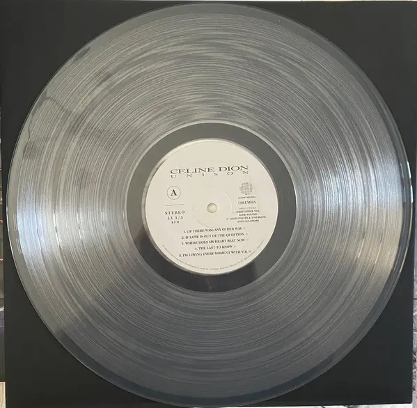 Unison - Clear Vinyl | Celine Dion