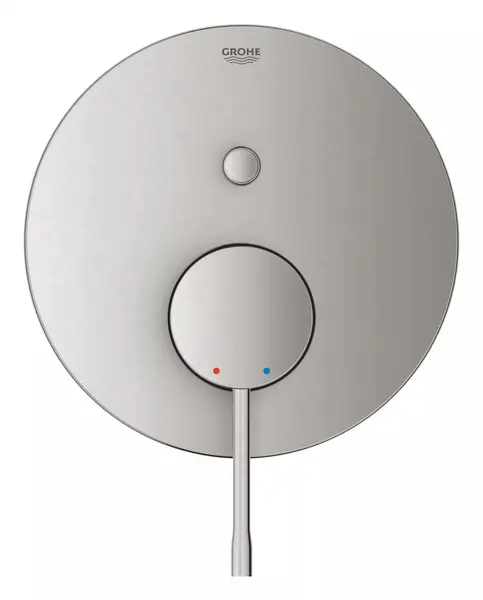 Unitate comanda dus Grohe Essence 24058DC1, 2 iesiri, necesita valva, Otel satinat