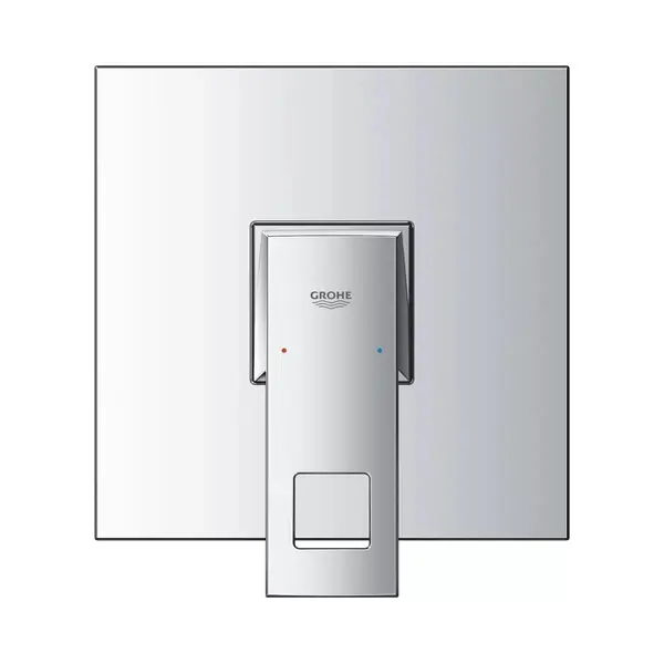 Unitate comanda dus Grohe Eurocube 24061000, aparenta, monocomanda, 1 iesire, necesita set fixare, Crom lucios