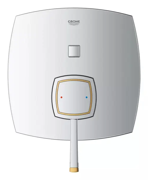 Unitate comanda dus Grohe Grandera 24068IG0, racoduri 1/2 inch, 2 iesiri, necesita valva, Crom/auriu