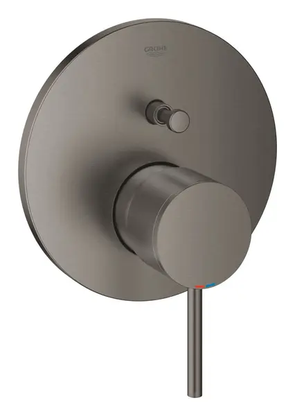 Unitate comanda Grohe Atrio 24066AL3, aparenta, monocomanda, diverter, 2 iesiri, necesita set fixare, mat, Hard Graphite