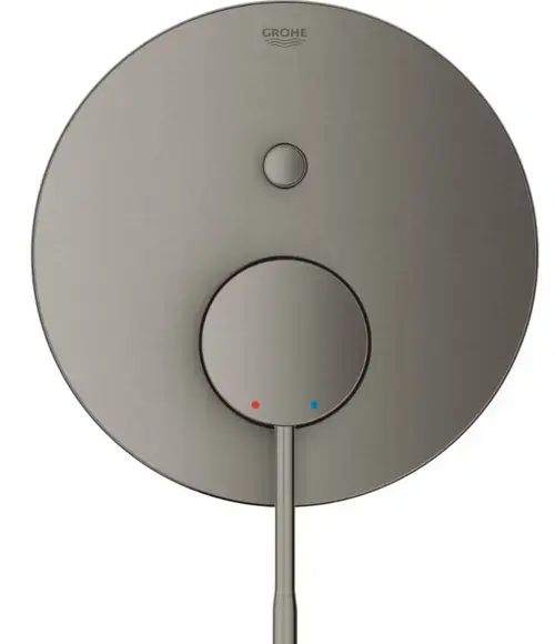Unitate comanda Grohe Essence 24058AL1, aparenta, diverter, 2 iesiri, necesita valva, mat, Gri grafit