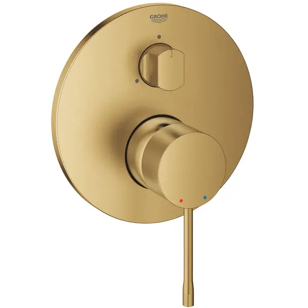 Unitate comanda Grohe Essence 24092GN1, aparenta, monocomanda, diverter, 3 iesiri, necesita set fixare, mat, Cool sunrise