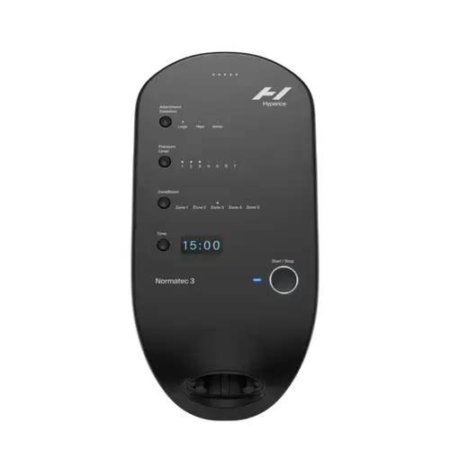 Unitate de control Hyperice Normatec 3 pentru recuperare sportiva, Bluetooth, 7 nivele de intensitate (Negru)