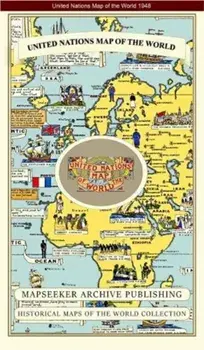 United Nations Map of The World 1946, Paperback/***