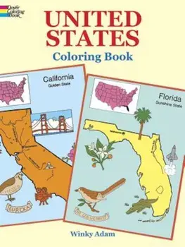 United States Coloring Book, Paperback/Winky Adam