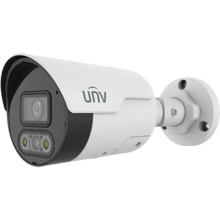 UNIVIEW Camera de supraveghere IP Bullet, Uniview IPC2124LE-ADF28KMC-DL, 4MP, lentila 2.8mm, IR 30m, WL 30m, Audio bidirectional