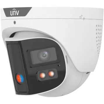 UNIVIEW Camera de supraveghere Uniview, 8MP, lentila duala 2.8mm, ColorHunter, audio bidirectional, IP67, IK10