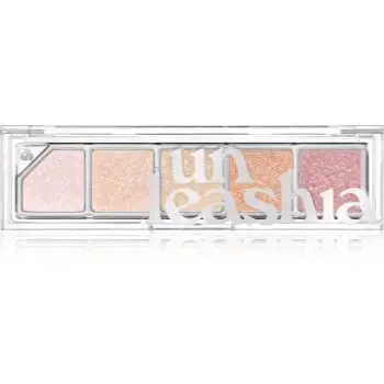 Unleashia Mood Shower Face Palette paletă cu farduri de ochi și iluminator stralucire de perla