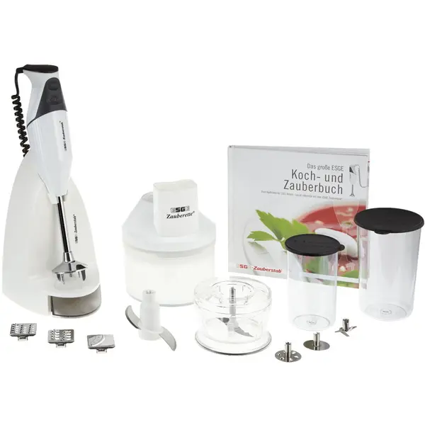UNOLD Blender de Mana, 90750 ESGE M200 Superbox, 200 W, 2 trepte de viteza, Alb