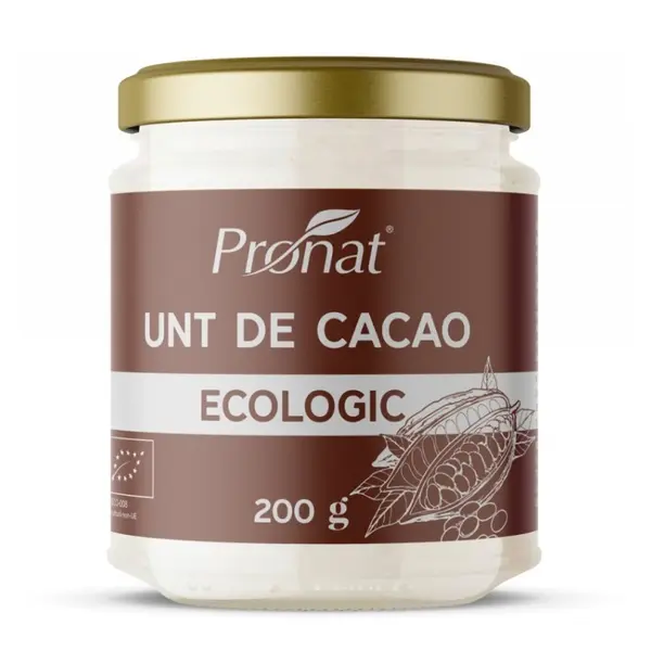 Unt de Cacao BIO, 200 g, Pronat