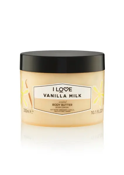 Unt de corp Vanilla Milk Signature, 330ml, I Love Cosmetics
