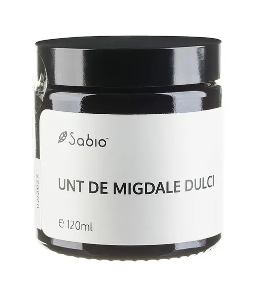 Unt de migdale dulci, 120ml, Sabio
