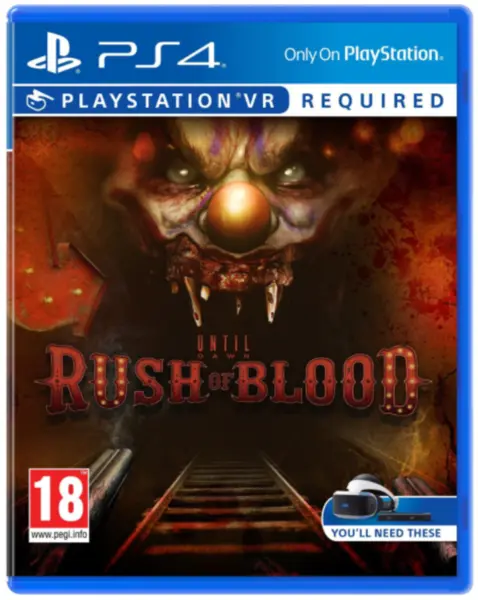 Until Dawn Rush Of Blood PlayStation 4