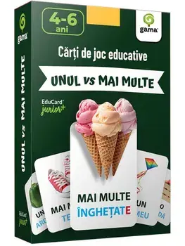 Unul vs mai multe. Carti de joc educative/***
