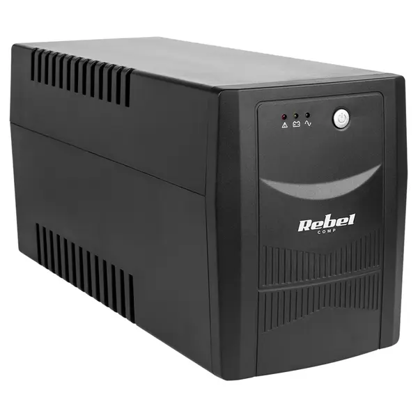 UPS 1500VA/900W cu 4 prize și baterie internă, Rebel KOM0554