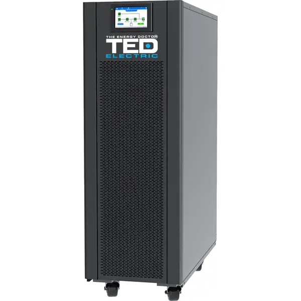 UPS 20KVA TED Online dubla conversie trifazat 3/3, cu management, intrare/iesire regleta TED004253