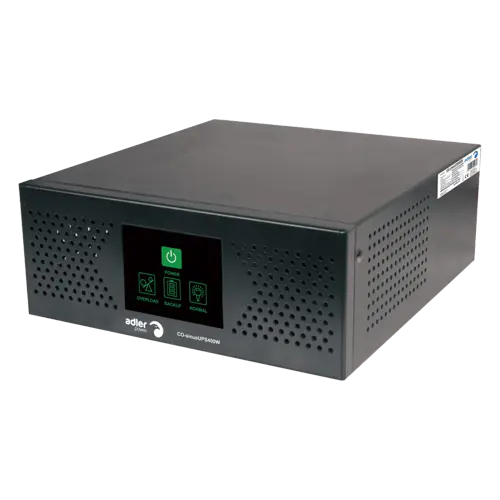 UPS 500VA/400W cu sinus pur și acumulator extern, Adler