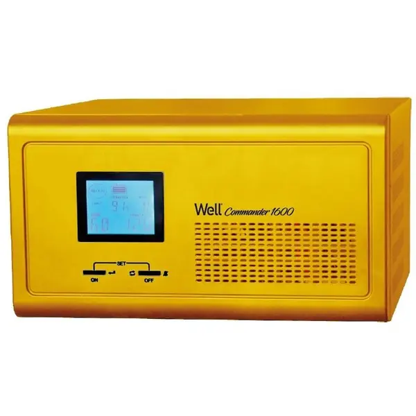 UPS centrale termice unda sinusoidala pur Well UPS-HEATST- Commander 1600W-WL, 230V/1600W