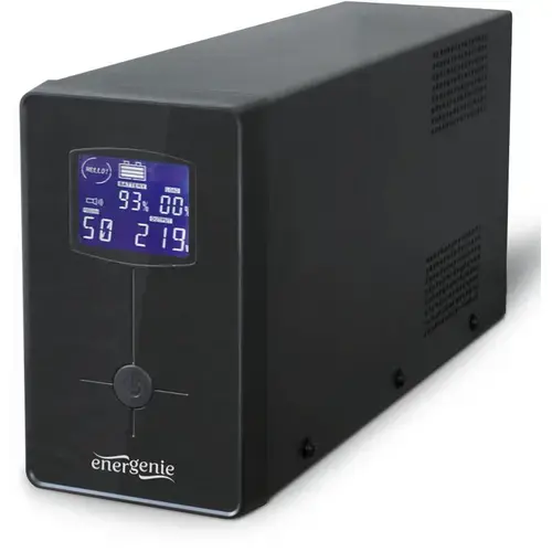 UPS GEMBIRD 650VA/390W, AVR, 1 x Schuko, 2 x IEC C13
