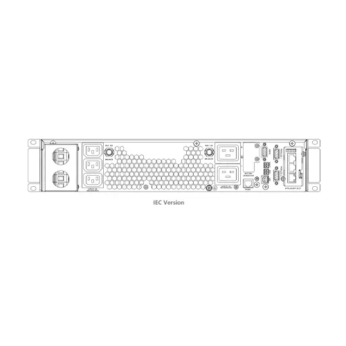 UPS Online cu dublă conversie, 6000 VA / 6000 W, PFC 0.99, sinusoidă pură, Rackmount/Tower, afișaj LCD, Hikvision DS-UPS06K-R-TJL