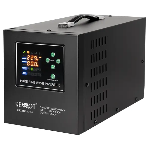 UPS pentru centrale, sinus pur 2600VA/1800W 24V Kemot URZ3429-LFP4