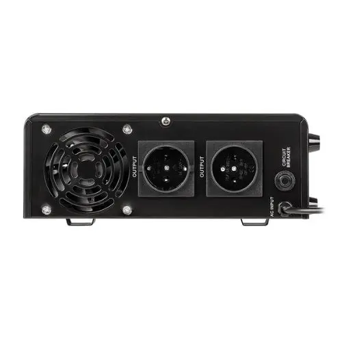 UPS sinus pur 800VA/500W pentru centrale termice, 12V, 2x Schuko, Kemot URZ3409