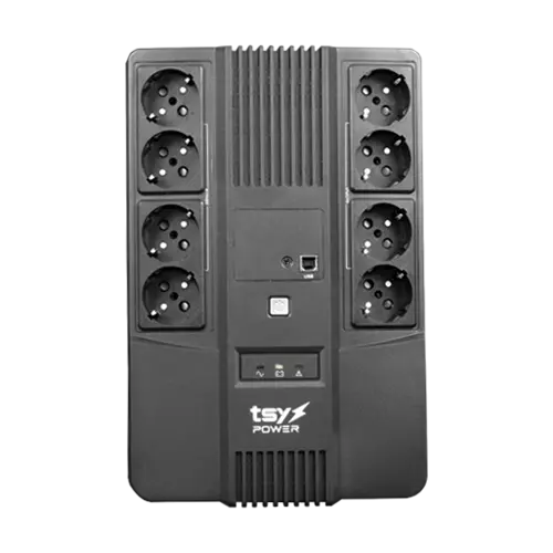 UPS TSY Power, 1000VA/600W, LED, line interactive, 8 x Schuko TSY-D-1K0-LED