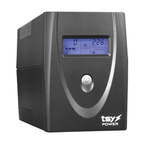 UPS TSY Power, 600VA/360W, LCD, line interactive, 2 x Schuko TSY-MP-0K6-LCD